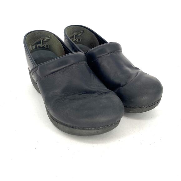 DANSKO XP 2.0 Black Leather Professional Closed Back Clogs Women's EU 40 US 9.5 - Picture 1 of 11